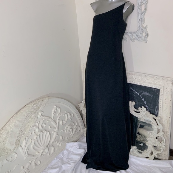 Rachel Kaye Black Maxi Halter Dress - Picture 2 of 9